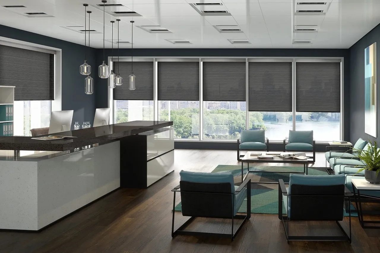 Commercial window shades