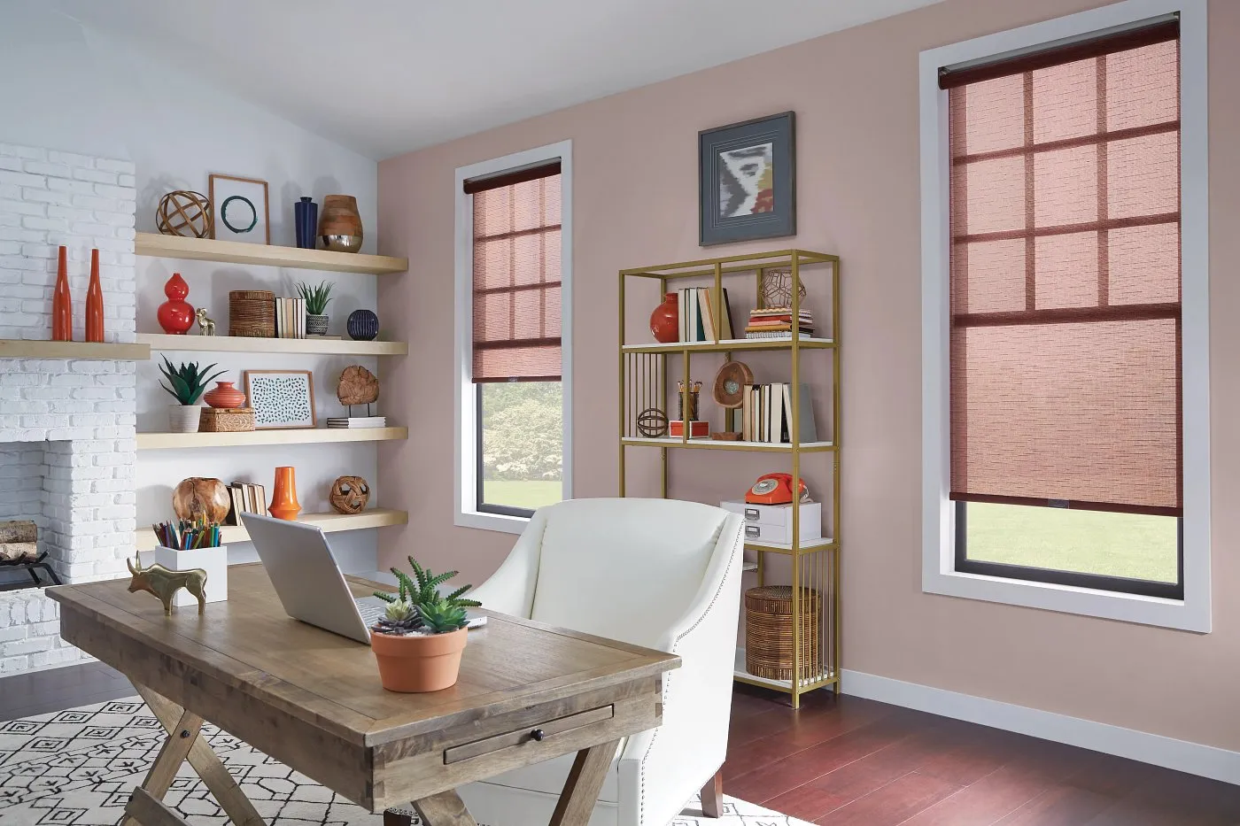 Solar shades in a North Atlanta home